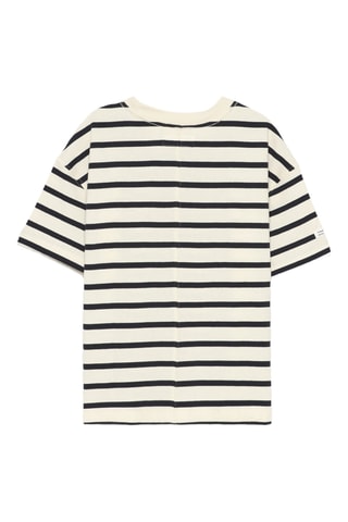 T-shirt - Ecru en Zwart