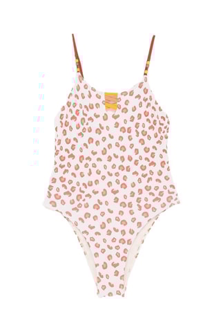 Badpak - Wit en Steenrood