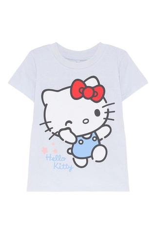 Pyamashirt Hello Kitty Sanrio - Lichtblauw