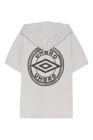 T-shirt met Capuchon - Lichtgrijs