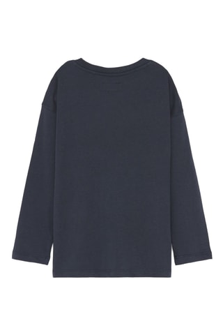 T-shirt - Nachtblauw en Grijs