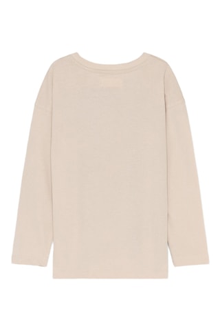 T-shirt - Beige en Zwart