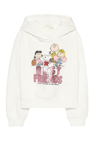 Sweater met Capuchon Snoopy Snoopy et les Peanuts - Wit