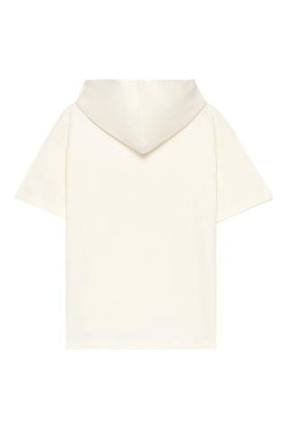 T-shirt met Capuchon - Wit