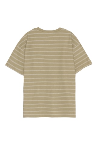 T-shirt - Taupe en Ecru
