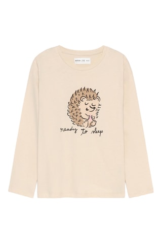 Pyamashirt - Lichtbeige