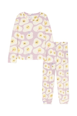 Velours Pyjama - Lichtpaars