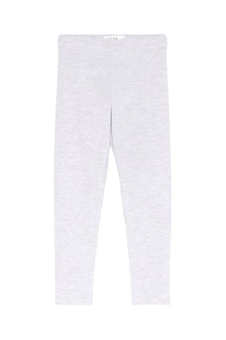 6 Leggings - Gemêleerd Lichtgrijs