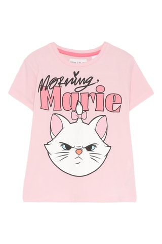 T-shirt Pyjama Marie De Aristokatten - Roze