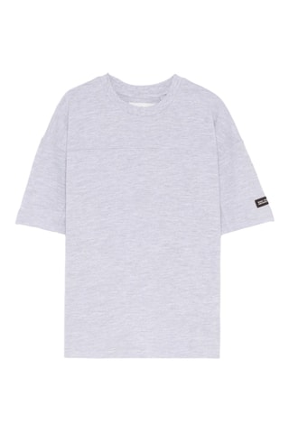 T-shirt - Gemêleerd Grijs