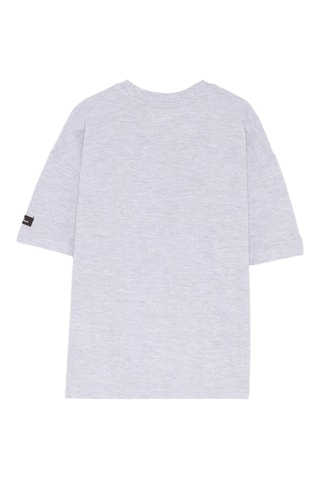 T-shirt - Gemêleerd Grijs