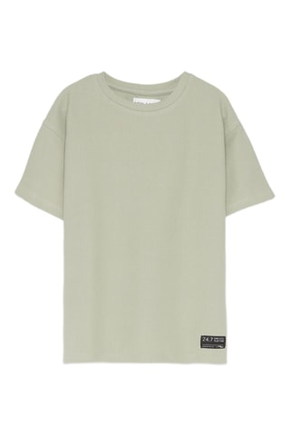 T-shirt - Olijfgroen en Zwart