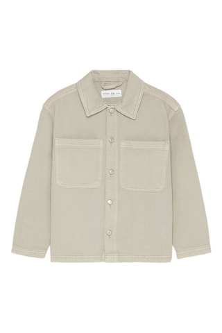 Jeansoverhemd - Zeegroen