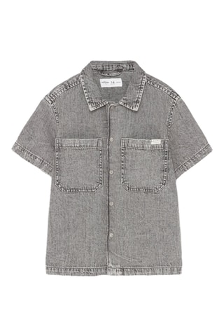 Camicia in jeans - Grigio scuro