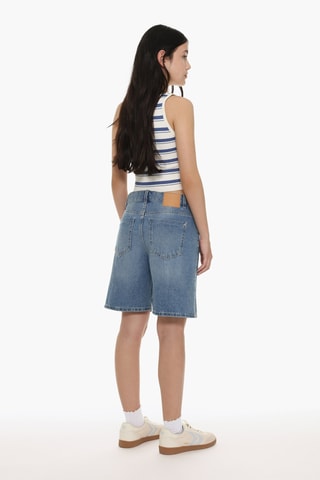 Spijkershort - Blauw