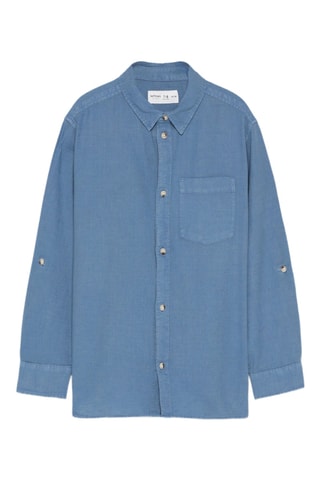 Linnen Overhemd - Kobaltblauw