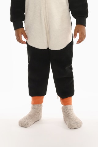 Pyjamapak met Capuchon - Wit en Zwart