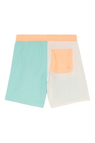 Zwemshort - Zeegroen en Wit