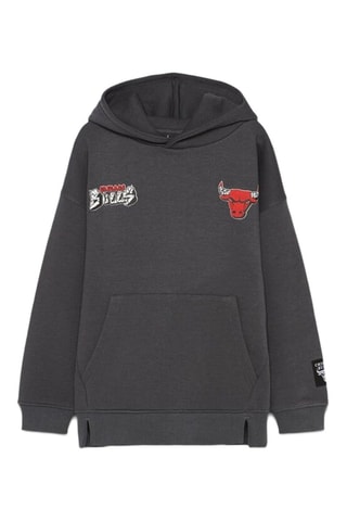 Sweater met Capuchon Chicago Bulls - Antraciet