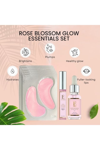 Coffret d'essentiels éclat fleur de rose - 3 produits