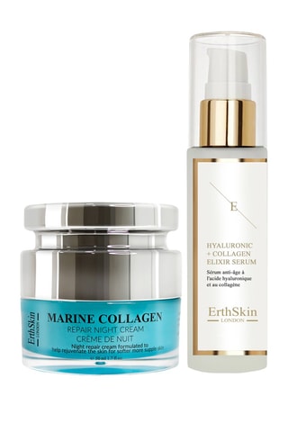 Coffret anti-idade com colagénio marinho e ácido hialurónico - 2 produtos