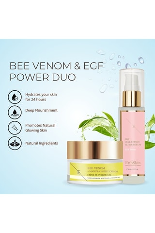 Crème Bee Venom et Miel de Manuka et sérum EGF Cell Effect - 2 produits