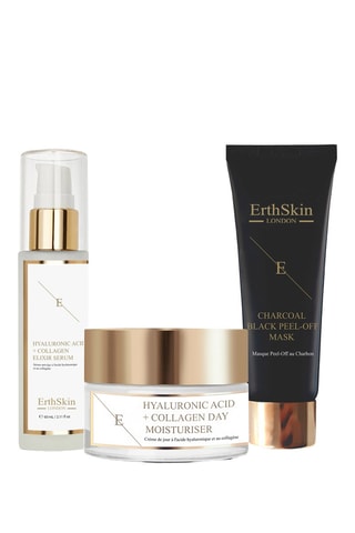 Coffret ácido hialurónico e colagénio e 24K Gold- 3 produtos