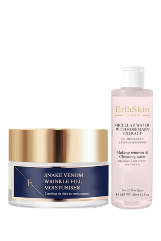 Eau micellaire extrait de romarin et crème anti-rides venin de serpent