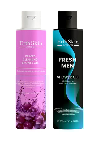 Gel douche fresh men et grapes cleansing - 2 produits