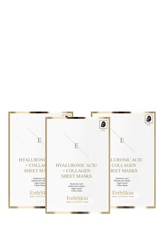Masques acide hyaluronique et collagène - 3 produits