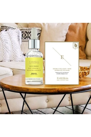 Coffret com veneno de abelha, mel de Manuka, duplo colagénio e rosa - 2 produtos