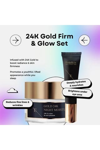 Crème de nuit anti-rides et crème contour des yeux