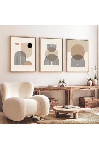 3 cuadros de madera - 50 x 70 cm