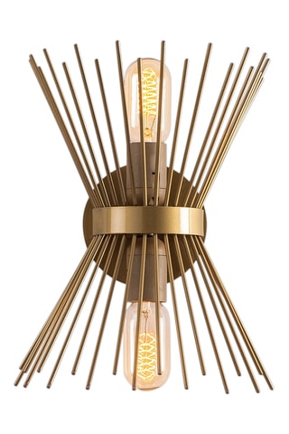 Aplique mural Kirpi - Dorado - 2 x 40 W