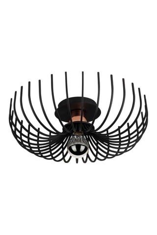 Plafón Aspendos - Negro - 40 W