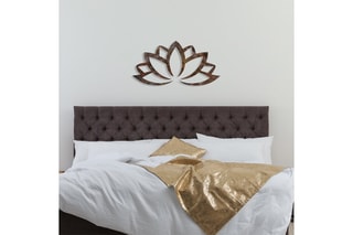 Adorno mural Rusty Lotus - Marrón - 60 x 35 cm