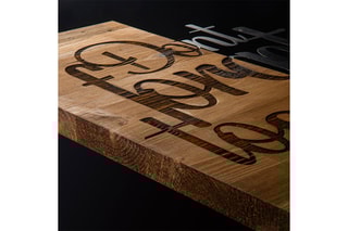 Adorno mural Dont Forget To Smile - Negro y natural - 47 x 58 cm