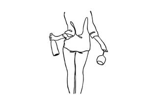 Adorno mural Wine Night Negro