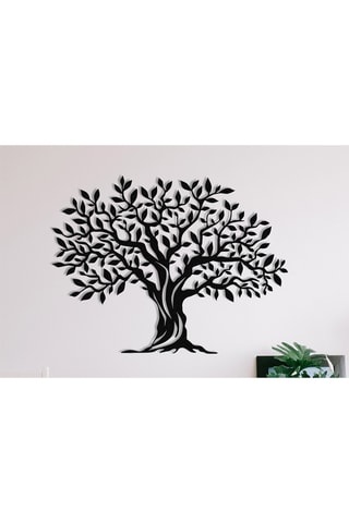 Adorno mural - Negro - 69 x 52 x 0,12 cm