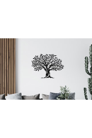 Adorno mural - Negro - 69 x 52 x 0,12 cm