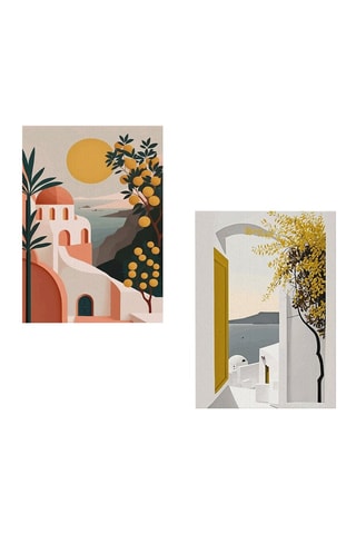 2 cuadros - 70 x 50 cm