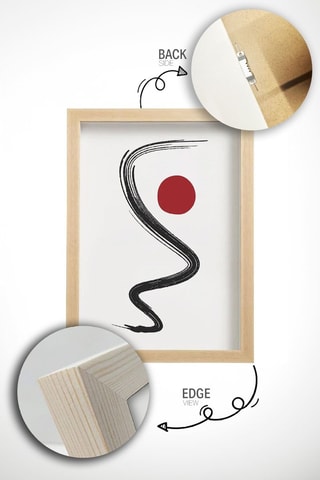 Tríptico de madera maciza - 50 x 70 cm