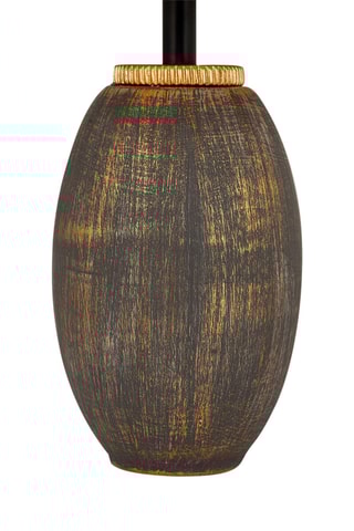 Lámpara de sobremesa TM169 - Marrón y dorado - 60 W