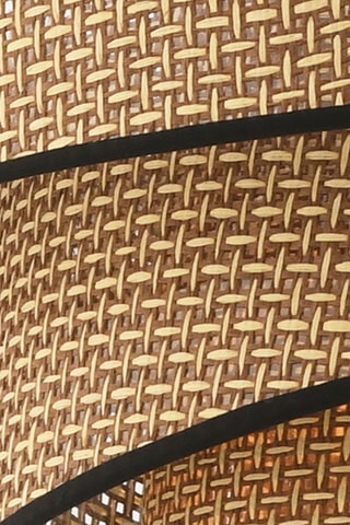 Lámpara de techo Couper Hazeran - Negro y beige - 45 - 60 W