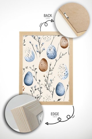 Quadro em madeira maciça - 50 x 70 cm