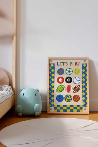 Cuadro de madera maciza - 33 x 48 cm