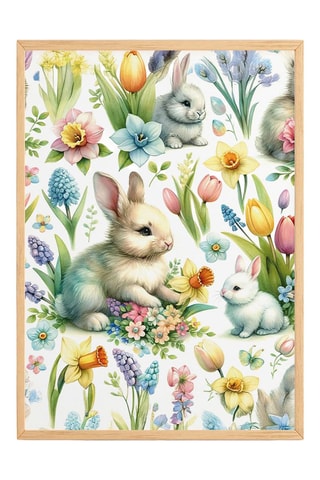 Quadro em madeira maciça - 33 x 48 cm