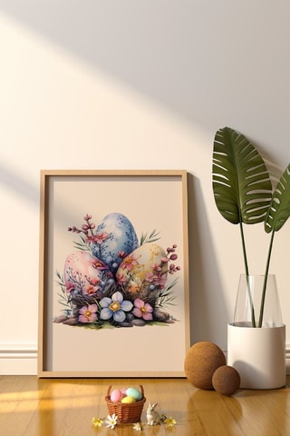 Quadro em madeira maciça - 33 x 48 cm