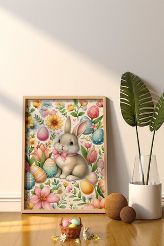 Quadro em madeira maciça - 33 x 48 cm