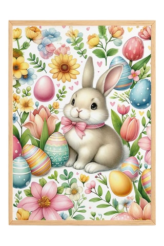 Quadro em madeira maciça - 33 x 48 cm